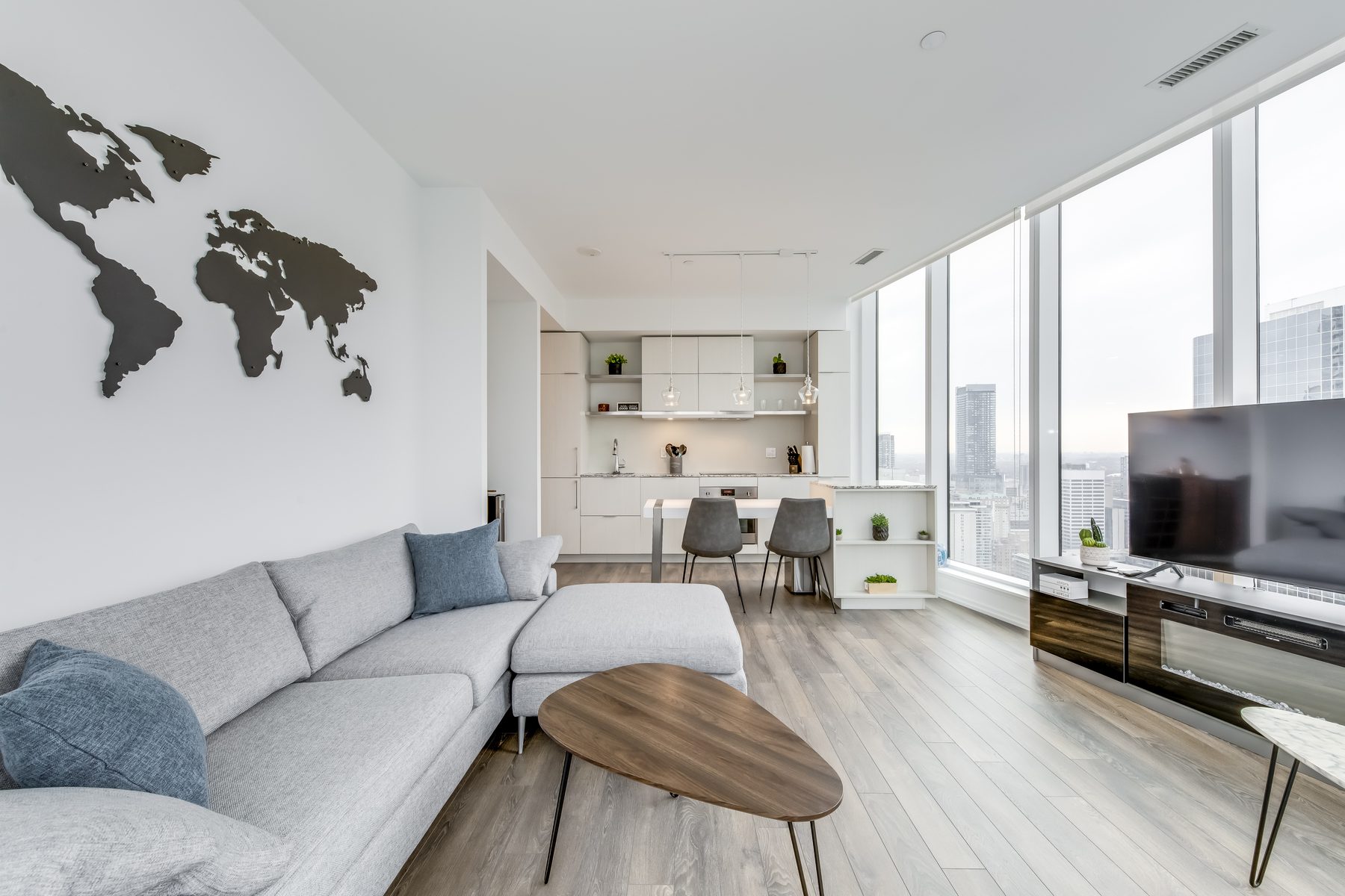 Two-bedroom furnished apartment at 197 Yonge Street